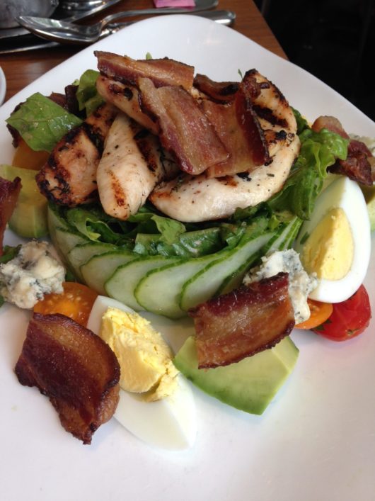 Cobb Salad at Restaurant Serenade, Jersey Bites
