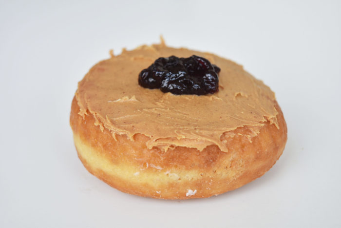 Glaze Peanut Butter and Jelly Donut
