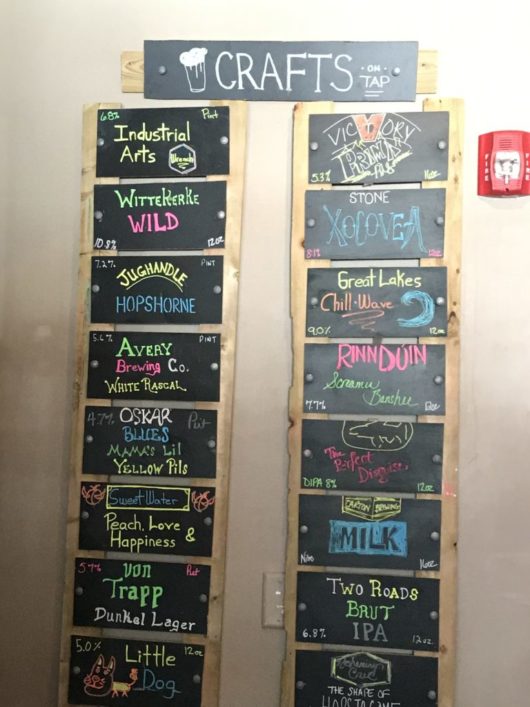 Craft Beer List at B2 Bistro & Bar Red Bank, Breweries, Brew Pubs, and Bars, Red Bank, Jersey Bites, Peter Culos, Beer Guy